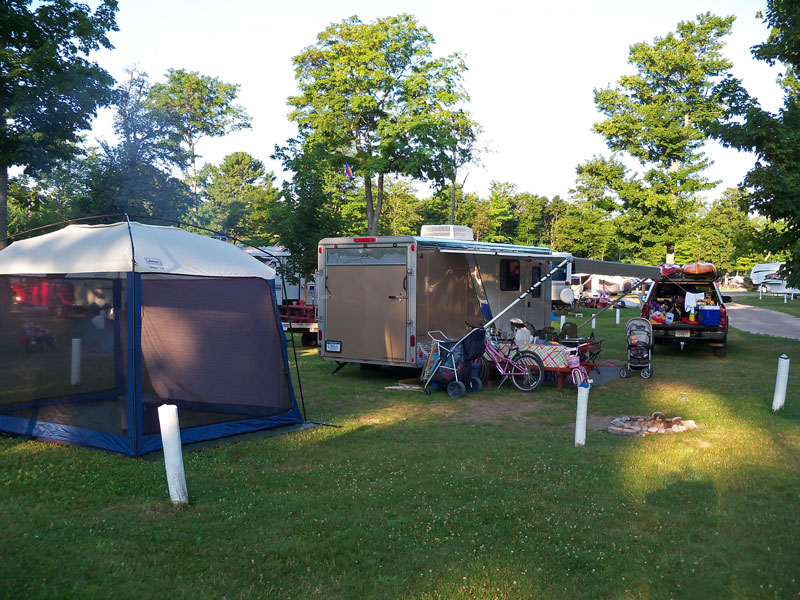 woodland park campsite 110 in grand marais michigan